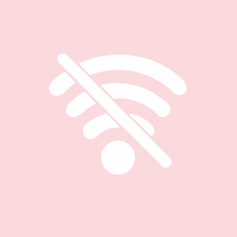 OFFLINE GAMES light pink app icon