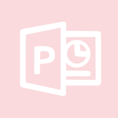 POWERPOINT light pink app icon