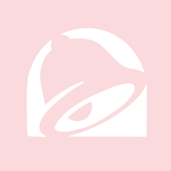TACO BELL light pink app icon