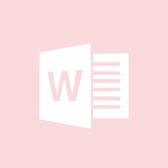 WORD light pink app icon