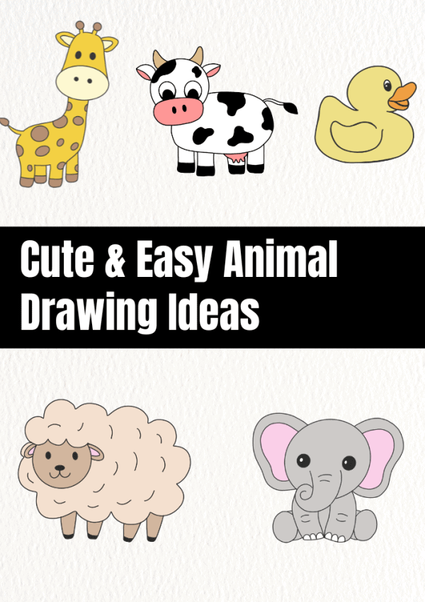 40 Easy Animal Drawing Ideas (Cute Animals to Draw)