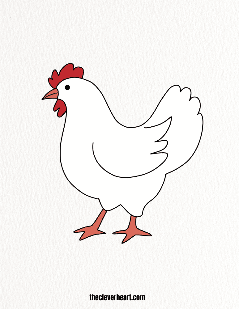 chicken drawing