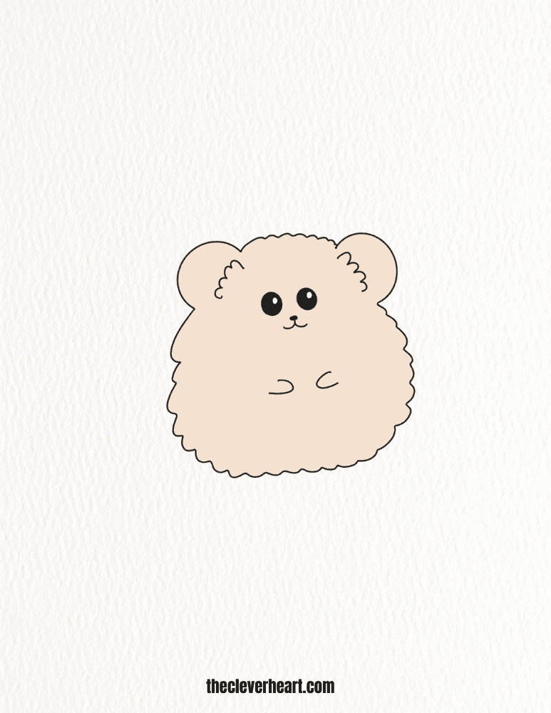 easy hamster drawing