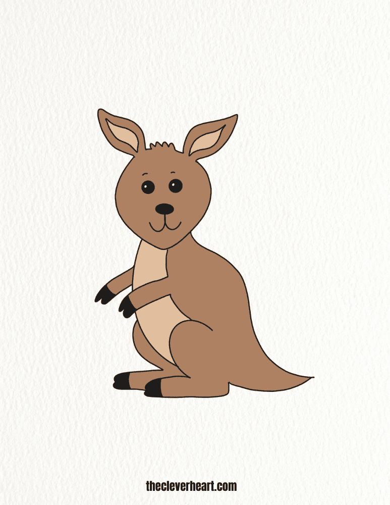 kangaroo drawing