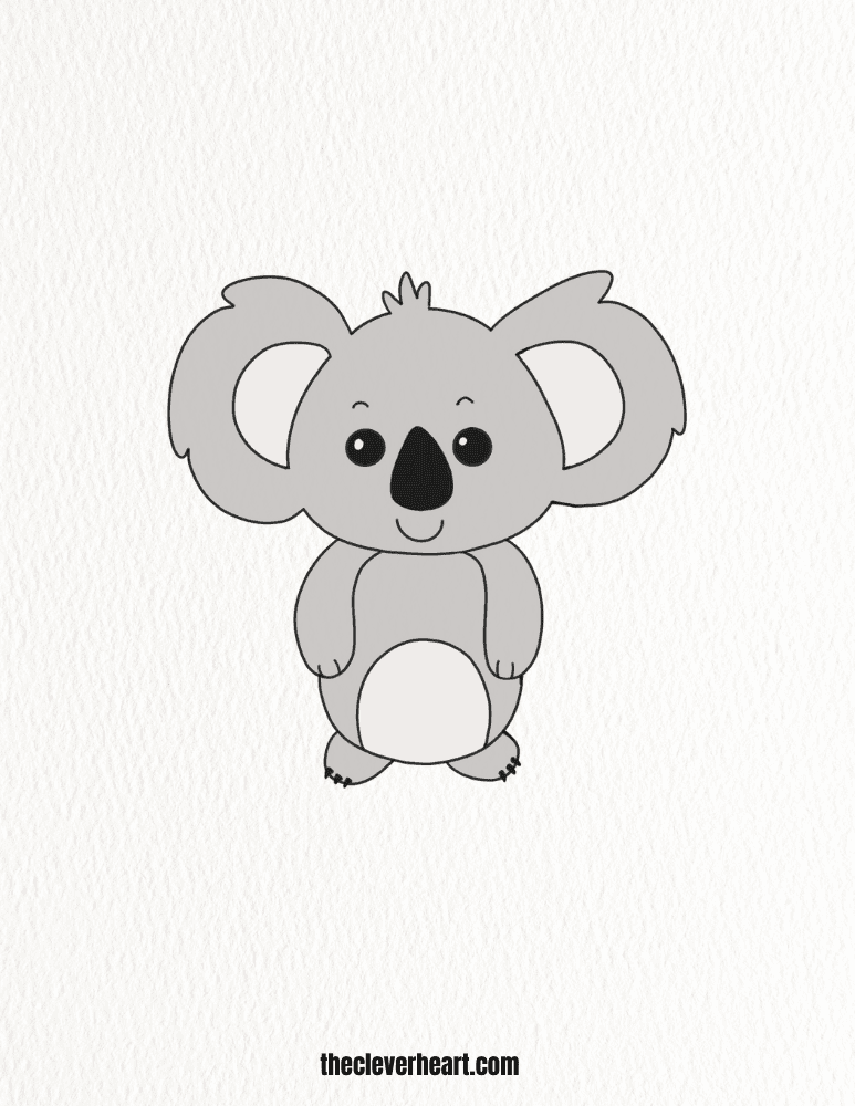 cute koala drawing