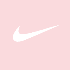 NIKE light pink app icon