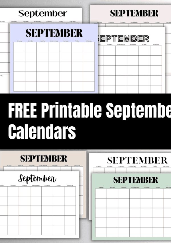 September 2024 Printable Calendar (Free Printable Calendars)