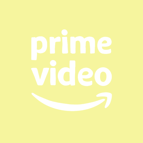 AMAZON PRIME VIDEO pastel yellow app icon