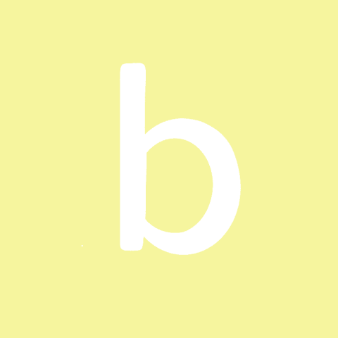 BLINK pastel yellow app icon