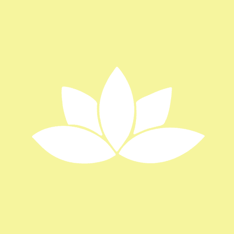 CALM pastel yellow app icon