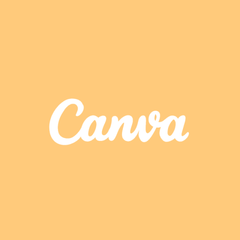 CANVA pastel orange app icon