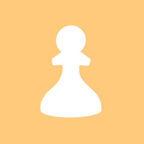 CHESS pastel orange app icon