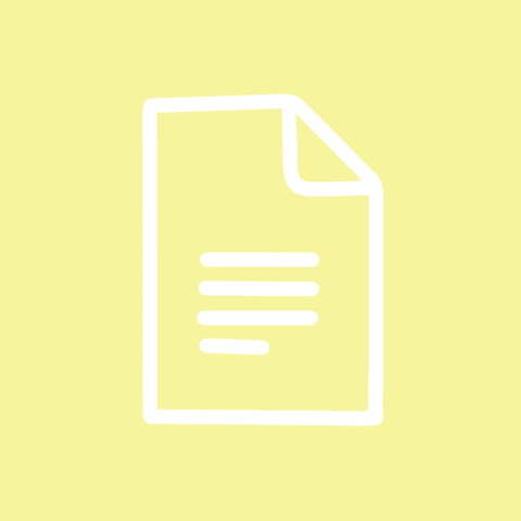 DOCS pastel yellow app icon