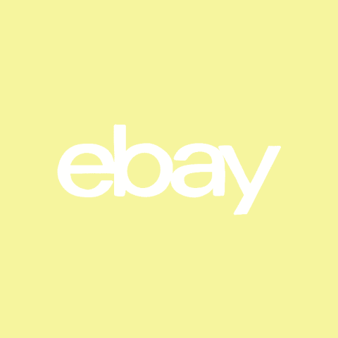 EBAY pastel yellow app icon