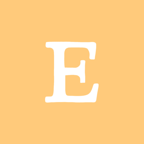 ETSY pastel orange app icon