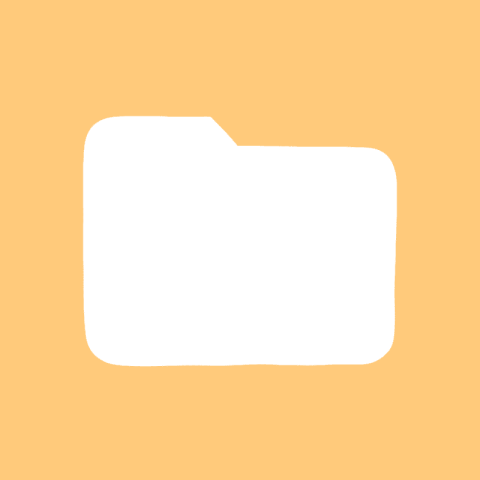 FILES pastel orange app icon