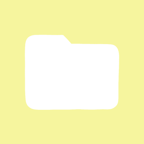 FILES pastel yellow app icon