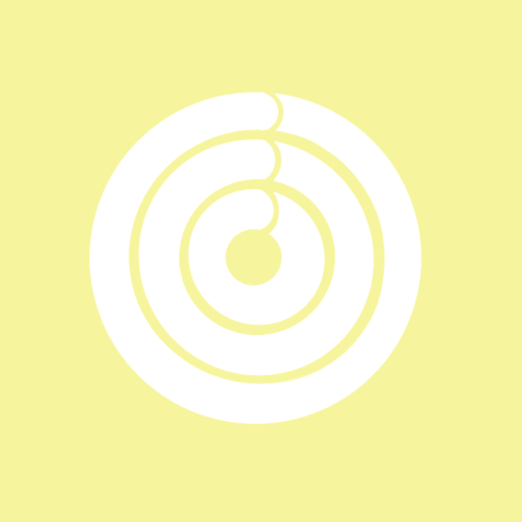 FITNESS APP pastel yellow app icon