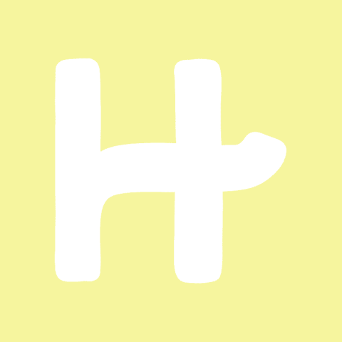 HINGE pastel yellow app icon