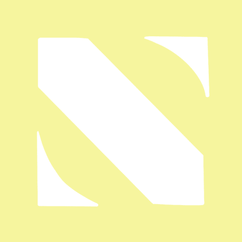 NEWS pastel yellow app icon