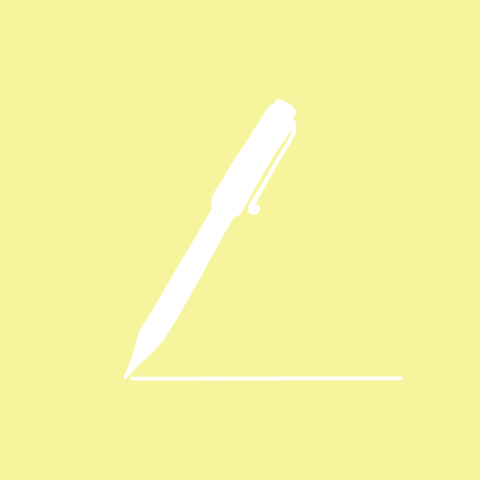 PAGES pastel yellow app icon