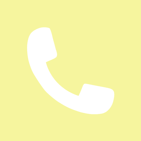 PHONE pastel yellow app icon