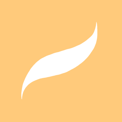 PROCREATE pastel orange app icon