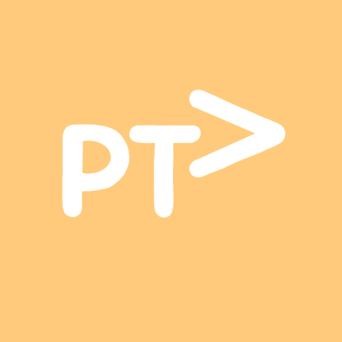 PTV pastel orange app icon