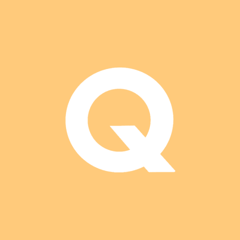 QUIZLET pastel orange app icon