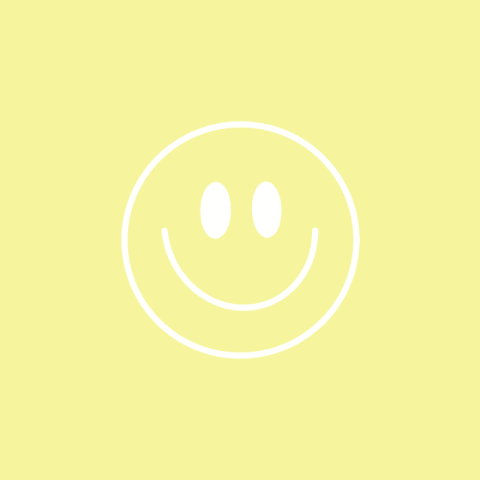 SMILE pastel yellow app icon