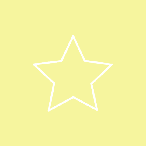 STAR pastel yellow app icon