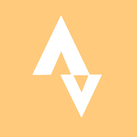 STRAVA pastel orange app icon