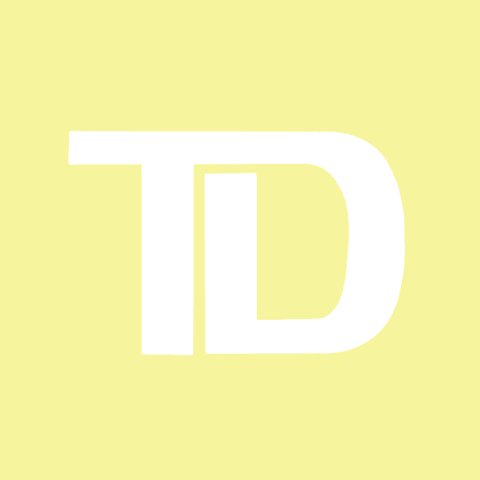 TD BANK pastel yellow app icon