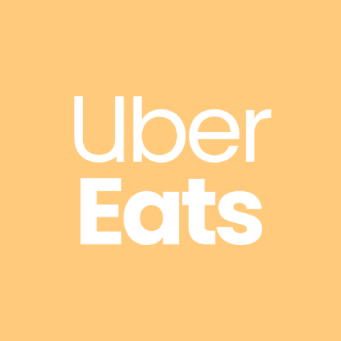 UBER EATS pastel orange app icon