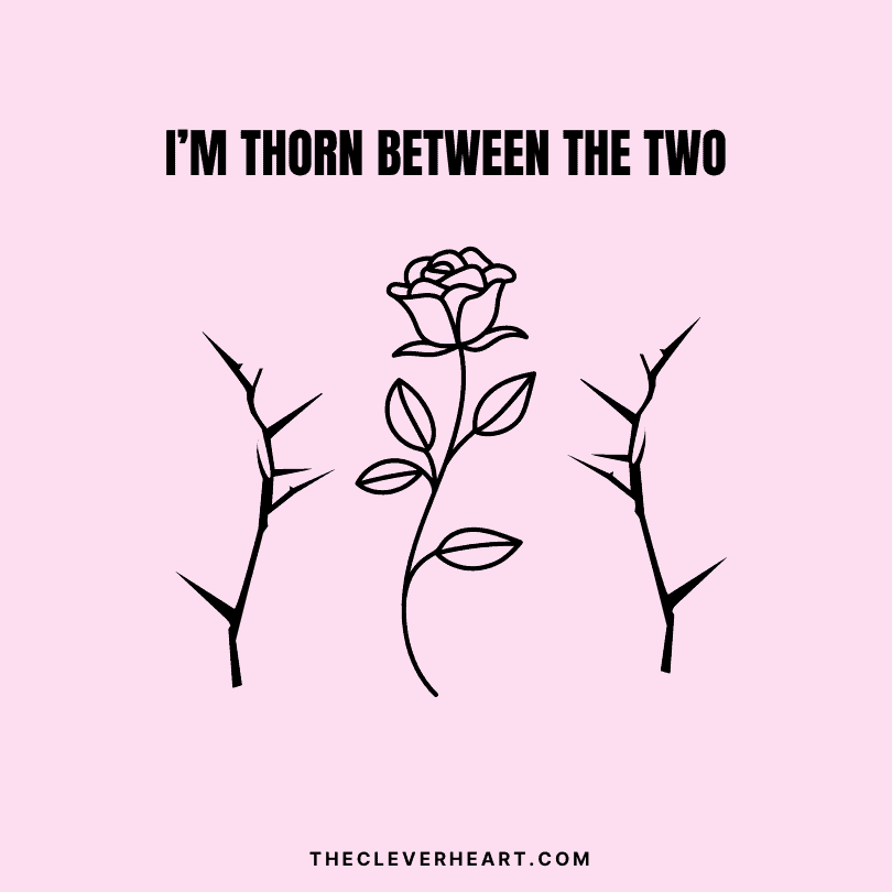 i’m thorn between the two rose puns