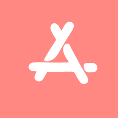 APP STORE coral app icon