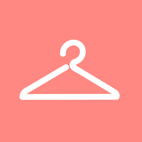 CLOTHES HANGER coral app icon