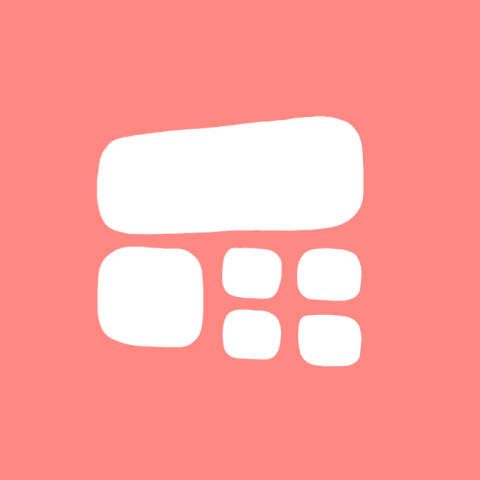 COLOR WIDGETS coral app icon