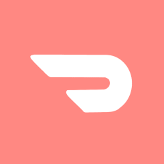 DOOR DASH coral app icon