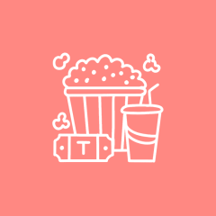 ENTERTAINMENT coral app icon
