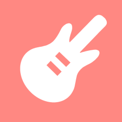 GARAGE BAND coral app icon