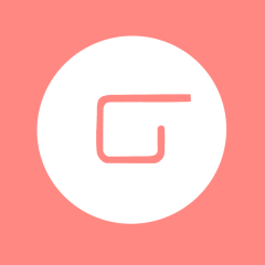 GLOSS GENIUS coral app icon