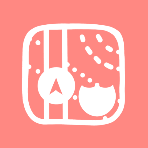 MAPS coral app icon