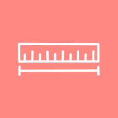 MEASURE coral app icon