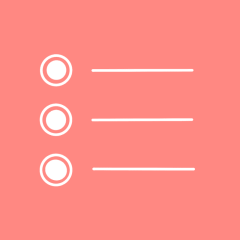 REMINDERS coral app icon