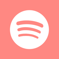 SPOTIFY coral app icon