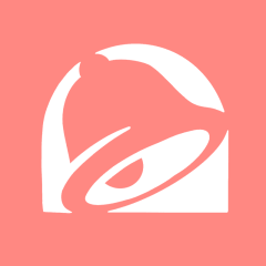 TACO BELL coral app icon