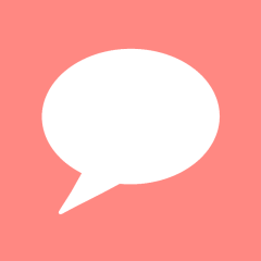TEXT MESSAGE coral app icon