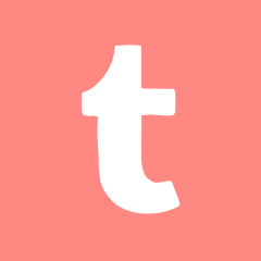 TUMBLR coral app icon
