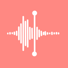 VOICE MEMOS coral app icon